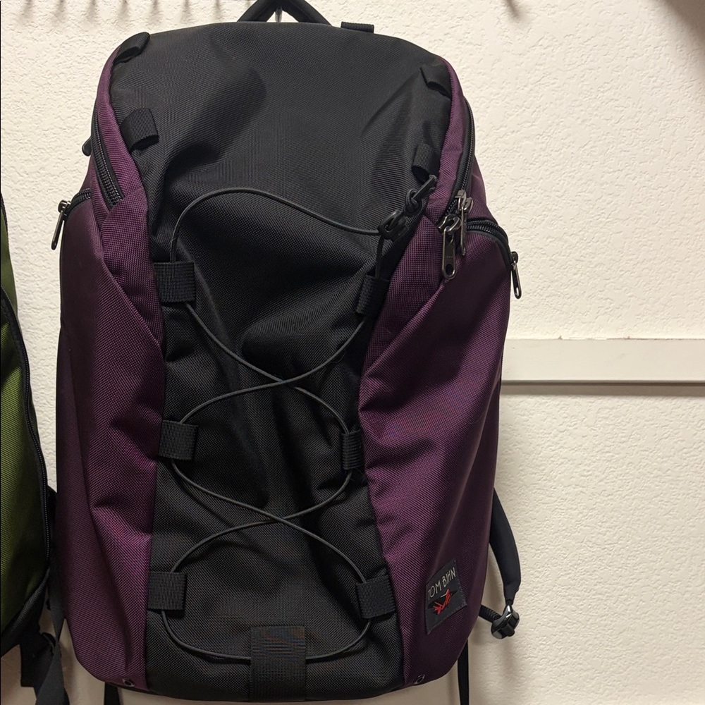 Tom Bihn 2.0 Smart Alec Women's Backpack in Black and Purple - Picture 3 of 10